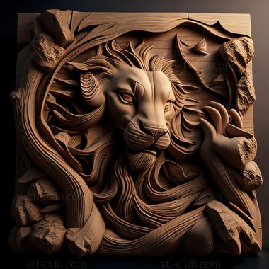 3D model The Lion King (STL)